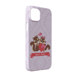 Chipmunk Couple iPhone Case - Plastic - iPhone 14 (Personalized)