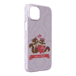 Chipmunk Couple iPhone Case - Plastic - iPhone 14 Pro Max (Personalized)