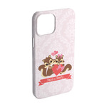 Chipmunk Couple iPhone Case - Plastic - iPhone 15 Pro (Personalized)