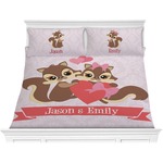 Chipmunk Couple Comforter Set - King (Personalized)