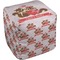 Racoon Couple Cube Pouf Ottoman (Top)