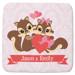 Chipmunk Couple Memory Foam Bath Mat - 48"x48" (Personalized)