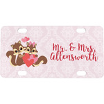 Chipmunk Couple Mini/Bicycle License Plate (Personalized)