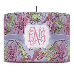 Orchids Drum Pendant Lamp (Personalized)