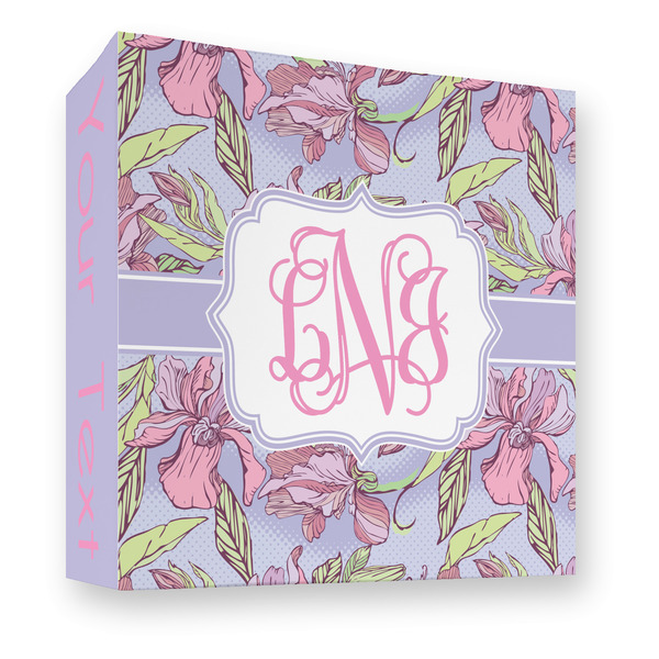 Custom Orchids 3 Ring Binder - Full Wrap - 3" (Personalized)