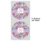 Orchids 5" Multipurpose Round Label - Sheet