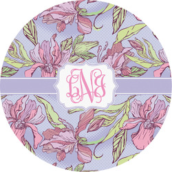 Orchids Multipurpose Round Labels - 5" (Personalized)