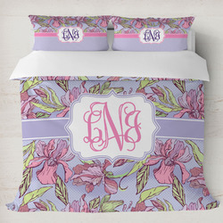 Orchids Duvet Cover Set - King (Personalized)