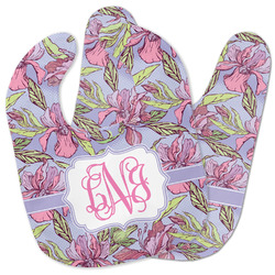 Orchids Baby Bib w/ Monogram