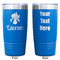 Orchids Blue Polar Camel Tumbler - 20oz - Double Sided - Approval