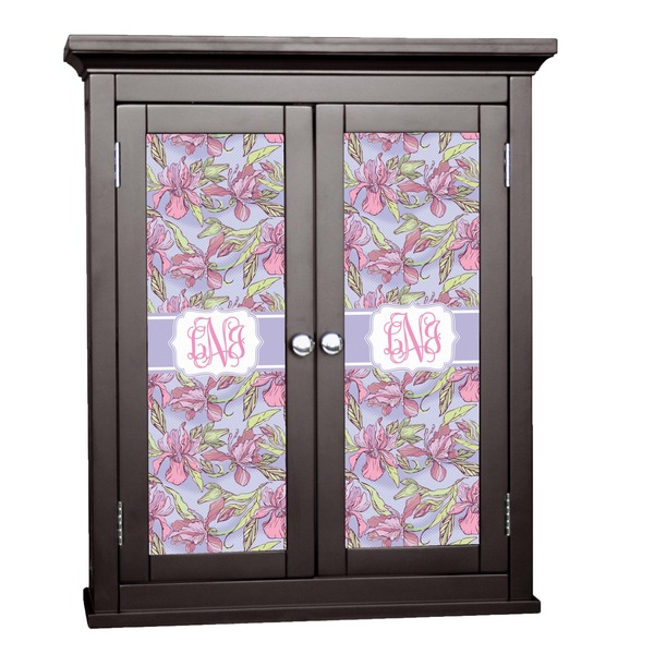 Custom Orchids Cabinet Decal - Small (Personalized)