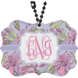 Orchids Rear View Mirror Charm (Personalized)