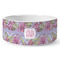 Orchids Ceramic Dog Bowl - Medium - Front