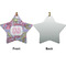 Orchids Ceramic Flat Ornament - Star Front & Back (APPROVAL)