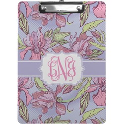 Orchids Clipboard (Letter Size) (Personalized)