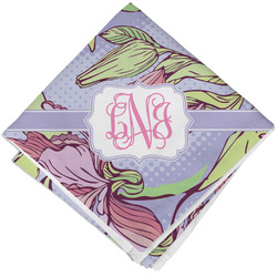 Orchids Cloth Napkin w/ Monogram