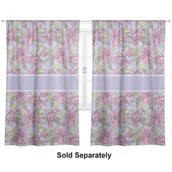 Orchids Curtain Panel - Custom Size