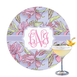 Orchids Printed Drink Topper (Personalized)