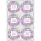 Orchids Drink Topper - XLarge - Set of 6