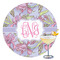 Orchids Drink Topper - XLarge - Single with Drink