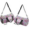 Orchids Duffle bag small front and back sides