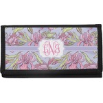 Orchids Canvas Checkbook Cover (Personalized)