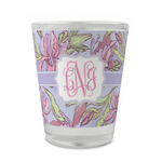 Orchids Glass Shot Glass - 1.5 oz - Single (Personalized)