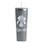 Orchids RTIC Everyday Tumbler with Straw - 28oz - Grey - Double-Sided (Personalized)