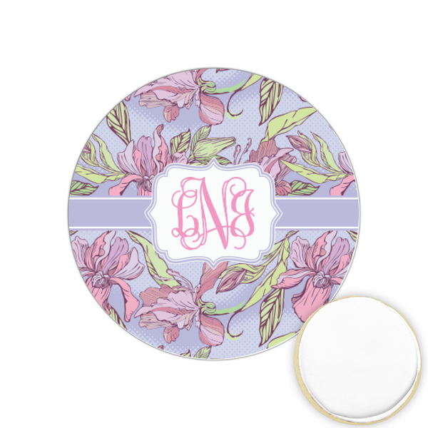 Custom Orchids Printed Cookie Topper - 1.25" (Personalized)