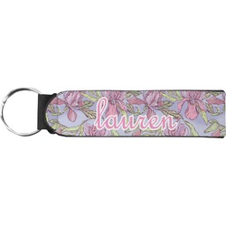 Orchids Neoprene Keychain Fob (Personalized)