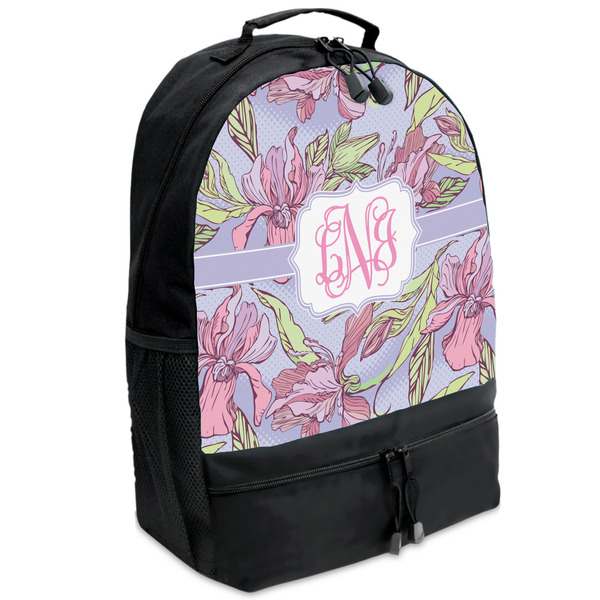 Custom Orchids Backpacks - Black (Personalized)