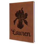 Orchids Leather Sketchbook - Large - Single Sided (Personalized)