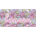 Orchids Front License Plate (Personalized)