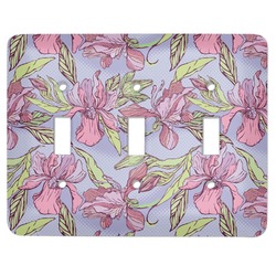 Orchids Light Switch Cover (3 Toggle Plate)