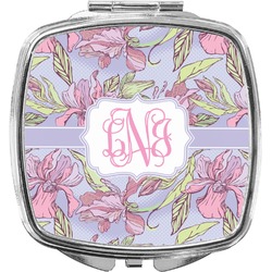 Orchids Compact Makeup Mirror (Personalized)