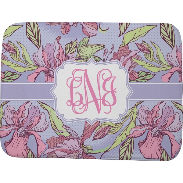 Custom Orchids Memory Foam Bath Mat - 48"x36" (Personalized)