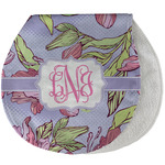 Orchids Burp Pad - Velour w/ Monogram