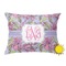 Orchids Outdoor Throw Pillow (Rectangular - 12x16)