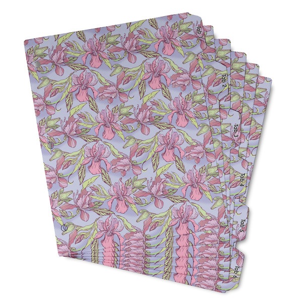 Custom Orchids Binder Tab Divider - Set of 6 (Personalized)