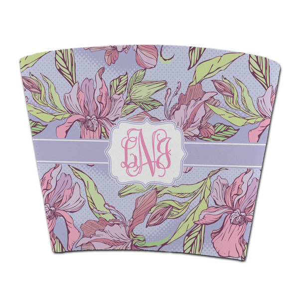 Custom Orchids Party Cup Sleeve - without bottom (Personalized)