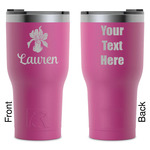 Orchids RTIC Tumbler - Magenta - Laser Engraved - Double-Sided (Personalized)