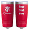 Orchids Red Polar Camel Tumbler - 20oz - Double Sided - Approval