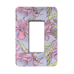 Orchids Rocker Style Light Switch Cover - Single Switch