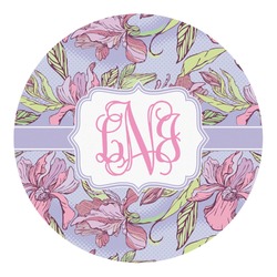 Orchids Round Decal - Small (Personalized)