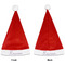 Orchids Santa Hats - Front and Back (Double Sided Print) APPROVAL