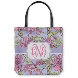Orchids Canvas Tote Bag - Small - 13"x13" (Personalized)