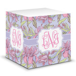 Orchids Sticky Note Cube (Personalized)