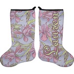 Orchids Holiday Stocking - Double-Sided - Neoprene (Personalized)