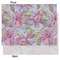 Orchids Tissue Paper - Lightweight - Medium - Front & Back