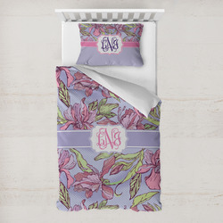 Orchids Toddler Bedding Set - With Pillowcase (Personalized)